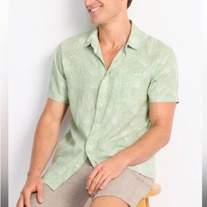 Hawker Rye Men's Green Patterned Shirt